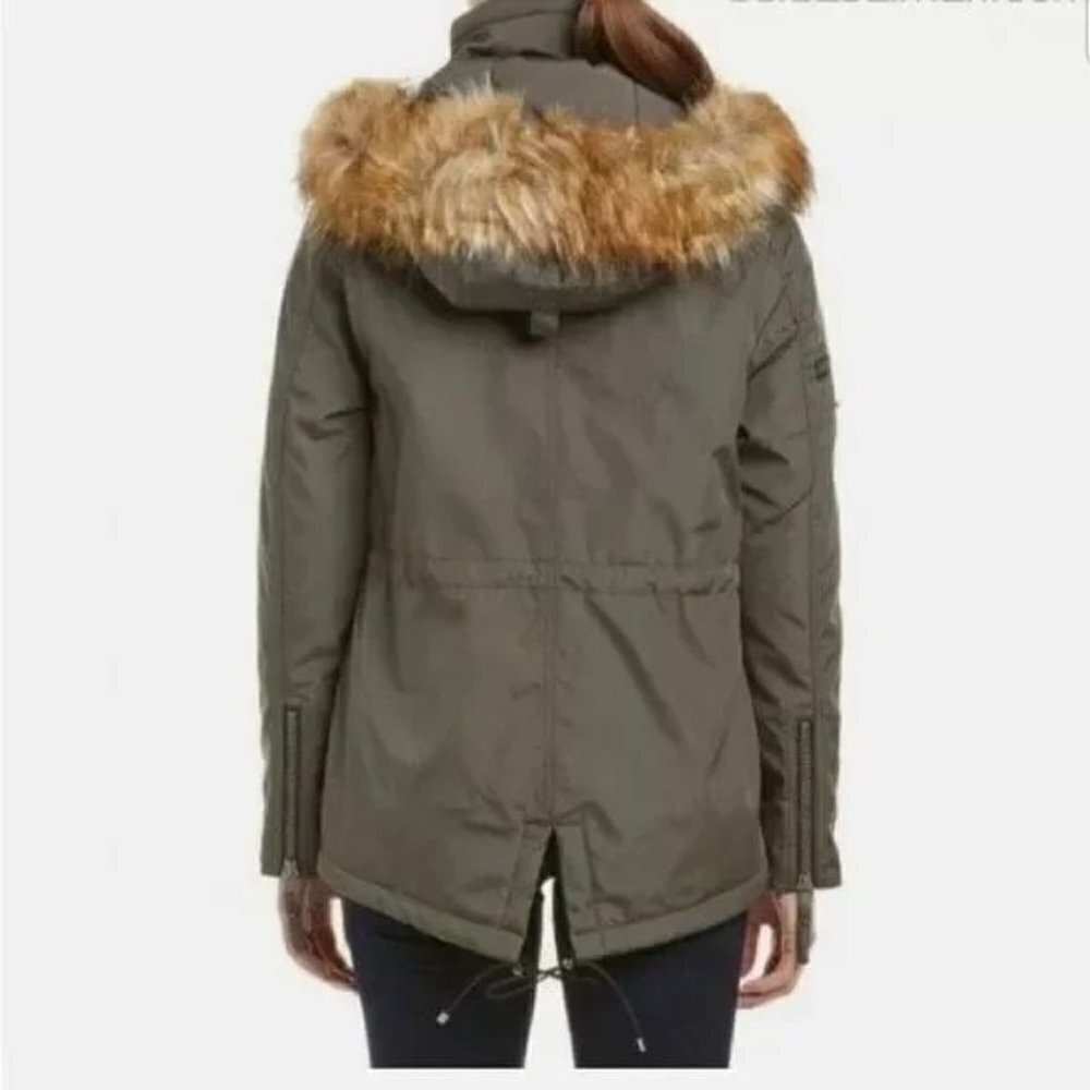 Urban Outfitters S13 Military Moss Trapper Jacket Size S NWT - Picture 3 of 9